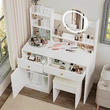 forma ideale ormaric za kupatilo: Pretvorite svoju spavaću sobu ili garderobu u pravi beauty kutak uz — 5