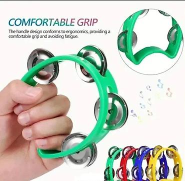 Muzički instrumenti za decu: DAIRE DEČIJE 6 BOJA | Odlične dečije daire 5 duplih činela Dimenzije — 6