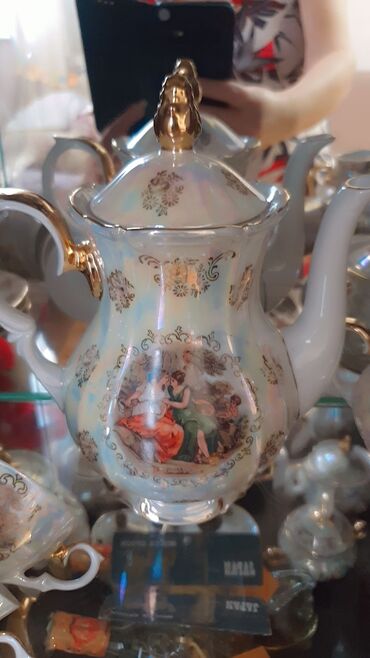 Çay dəstləri və servizlər: Çay dəsti, Farfor, 6 nəfərlik — 12