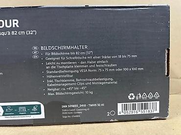 jysk drzac za laptop: TRONIC držač za monitor – stolni nosač sa stegom - Za ekrane do 82 cm — 6