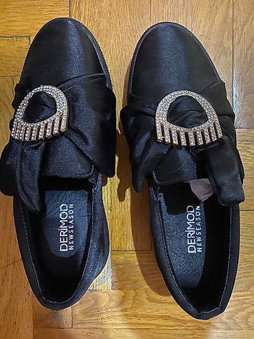 is geyimi: Qadın ayaqqabısı – Derimod New Season - Rəng: qara - Model: slip-on — 3
