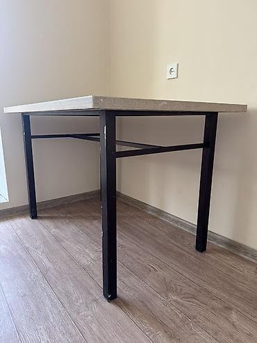 study table: Кухонный стол, Б/у, Прямоугольный, Нераскладной — 3