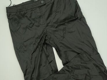 spodnie dresowe baggy: Material trousers for women, size 2XL (EU 44)