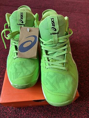 мужской одежды: Мужские кроссовки, 43, Asics, Новый, цвет - Зеленый — 1