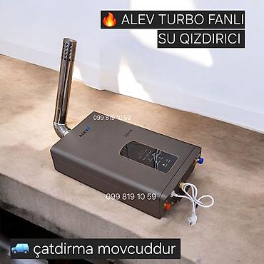 Пятиминутки: ALEV Turbo fanlı su qızdırıcısı – 32 kW - Qazla işləyən, kombi tipli — 3