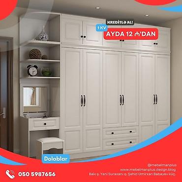 Sifarişlə dolablar: Modern dolablar KREDİTLƏ Dolabları indi kreditlə əldə, edə — 19