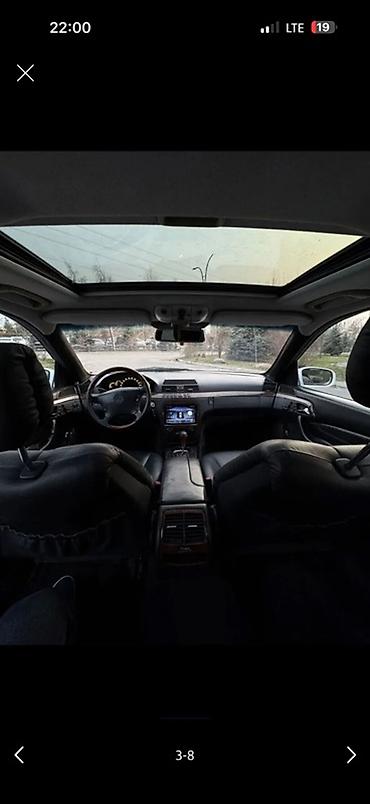 300 000: Mercedes-Benz S-Class: 1999 г., 5 л, Автомат, Бензин, Седан — 7