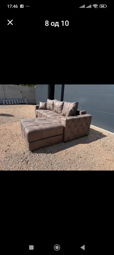 Ugaone garniture: Ugaona garnitura sa MEMO PENOM ležajem i prostorom za odlaganje. - — 8