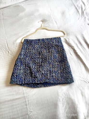 джинсовая мини юбка: Юбка, Модель юбки: Прямая, Мини