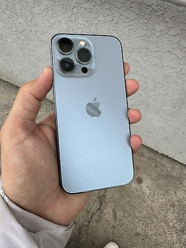Apple iPhone: IPhone 13 Pro, Б/у, 512 ГБ, Sierra Blue, Чехол, 77 % — 4