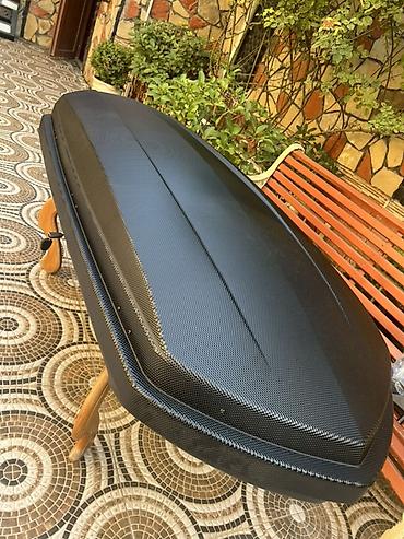 baqaj dam: Avtomobil dam baqajı (roof box) - Material: Karbon naxışlı möhkəm — 1