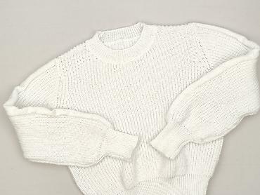 bialy sweter: Sweter damski, rozmiar S — 1
