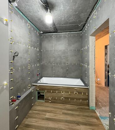 ремонт ванной комнаты бишкек: Укладка плитки в ванной | Керамическая плитка, Керамогранитая плитка | Вертикальная укладка Больше 6 лет опыта