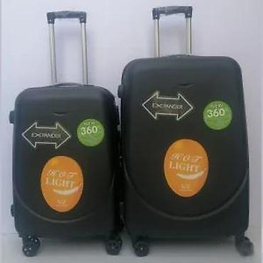 Putni koferi i torbe: Set kofera za putovanje – 2 komada (Hot Light, Expander) - Materijal — 14