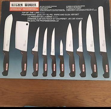 Ножи: Kitchen Wonder – Peşəkar 10 Parça Bıçaq və Satır Dəsti Xüsusiyyətlər — 2
