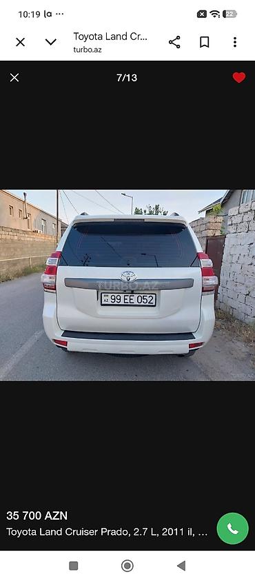 prado sukan: Toyota Land Cruiser Prado: 2.7 l | 2011 il Ofrouder/SUV — 7