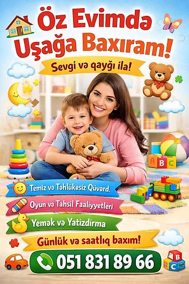 Dayələr: Uşaq baxımı xidməti – öz evimdə, sevgi və qayğı ilə! - Təmiz və — 1