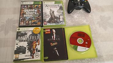 x box 360: Xbox 360 (Slim) oyun konsolu paketi Komplekt: - Xbox 360 Slim konsolu — 9
