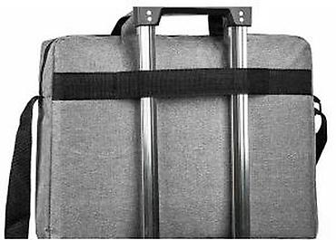 Futrole i torbe za laptopove: Torba za laptop – siva, poslovno-putna - Moderan dizajn od — 17