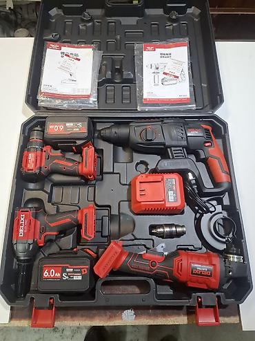 Наборы электроинструментов: Оригинальный набор электроинструментов DELIXI.полный комплект2 — 1