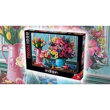 vintage vaze: Puzzle 1000 elemenata – edukativna slagalica Opis: Puzzle sa 1000 — 1