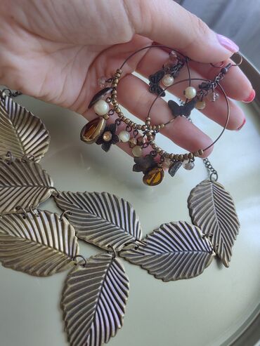 van klif nakit: Set: Earrings, Necklace