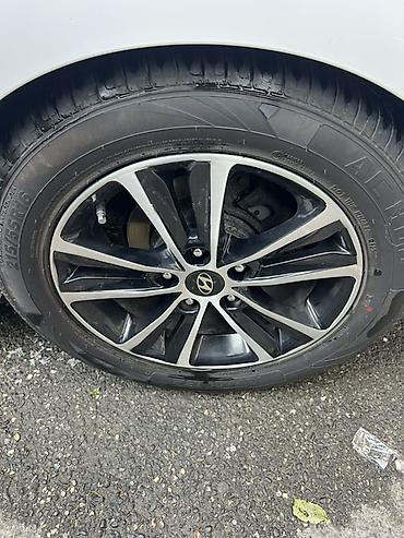 hyundai r17 disk: Satılır: avtomobil təkər dəsti (disklərlə) - Ölçü: 215/55 R16 - — 2