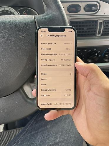 IPhone 13 mini, Б/у, 128 ГБ, Зеленый, 86 %