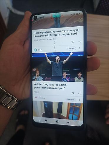 redmi note 9 ekran: Xiaomi Redmi Note 9 (Model: M2003J15SG) - Rəng: Mavi - Ekran: 6.53" — 3