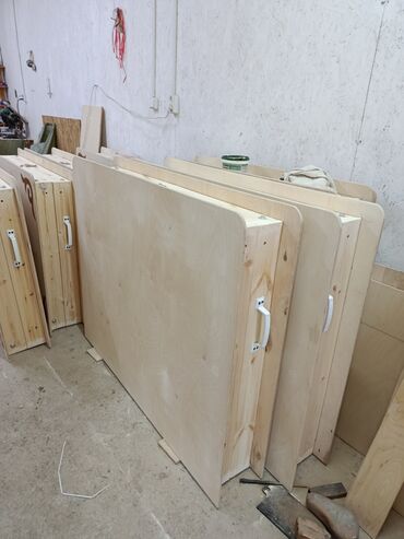 Кухонные столы: Бүктөлмө стол жасайбыз! Бүтөлмө стол (40)см (100×80см)-3300сом — 7