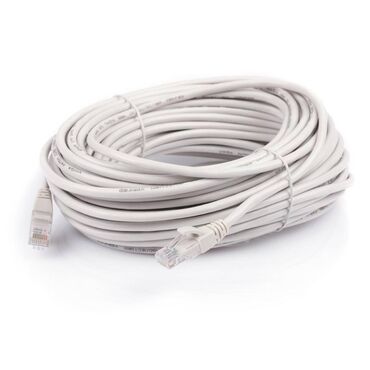 Модемы и сетевое оборудование: Патчкорд 5 метров 5e Интернет кабель сетевой кабель Ethernet кабель