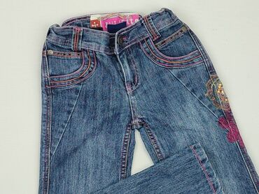 jeansy burberry: Spodnie jeansowe, 5-6 lat, 116, stan - Bardzo dobry