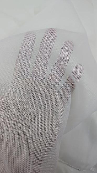 Parçalar: Ağ rəngli, incə toxumalı tül/parça - Material: yüngül, şəffaf və — 6