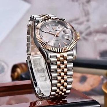 Ručni satovi: PAGANI DESIGN PD-1752 - 36mm - Siva - Rolex Day-Date Homage Potpuno — 11