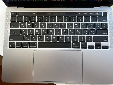 2.el macbook: MacBook M2 Pro, 512 GB yaddaş, 8 GB RAM. Batareya vəziyyəti 98%-dir — 4