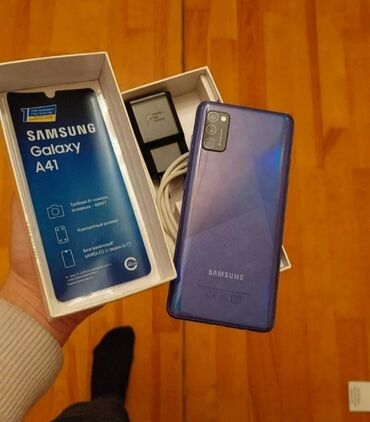 Samsung: Samsung Galaxy A41, 64 GB, Zəmanət, İki sim kartlı, Sənədlərlə