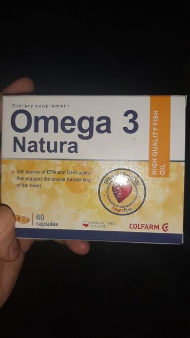 Vitaminlər və BAƏ: Böyüklər üçün omega3.Xaricindir. 10 azn. 2026 kimi vaxtı var. içində