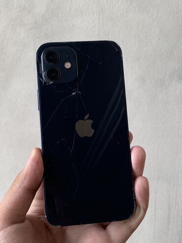 скупка мобильных телефонов на запчасти: IPhone 12, Б/у, 128 ГБ, Sierra Blue, Чехол, 100 %