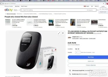 Modemi, ruteri i mrežni uređaji: AKCIJA #2635 Modem TP-LINK M5350 3G mobilni WiFi; Potpuno NOVO — 13
