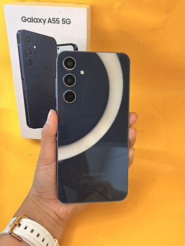 tecno pova neo 6: Samsung Galaxy A55 5G, Б/у, 256 ГБ, цвет - Синий, В рассрочку — 1