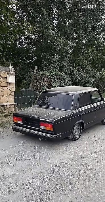 vaz 2107 starter: Avtomobil: Lada (VAZ) klassik “2107” seriyası, sedan, qara rəng — 1