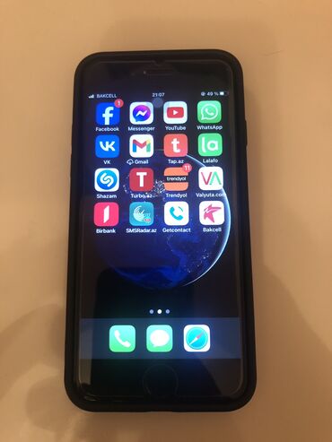 iphone 5se: IPhone 7, 32 ГБ, Черный, Отпечаток пальца, С документами