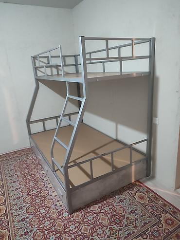 Двухъярусные кровати: Стил Лофт. Мебел на заказ. Двухъярусная кровать. Размер внизу:Ширина — 4