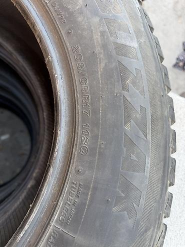 Шины: Шины 265 / 65 / R 17, Зима, Б/у, Комплект, Япония, Bridgestone — 5