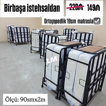 раскладушка кровать: Açılıb-bağlanan çarpayıların (raskladuşkaların) birbaşa depodan ən — 1