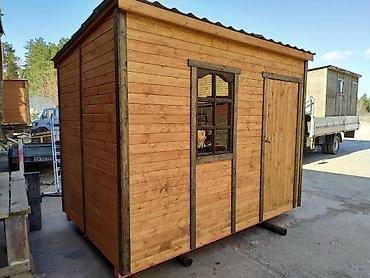 Уличный туалет: Деревянный туалет для дачи и дома. А также имеется в наличии. Будка — 29