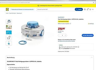 Bazeni i oprema: Automatski robot za čišćenje bazena – bežični, samostalni čistač dna — 7