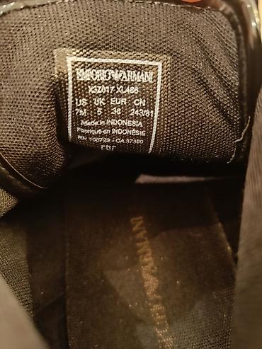 Krossovka və ketlər: Emporio Armani qadın krossovkası – model K3Z017 X1460 - Rəng: qara - — 3