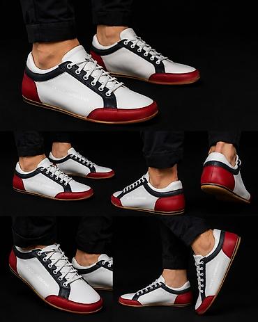 force original: D&G Dolce & Gabbana muške patike – bele sa mornarsko plavim i — 1