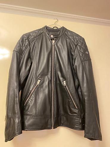 kurtka pilot: Мужская куртка, Кожаная, Осенняя, Diesel, M — 3